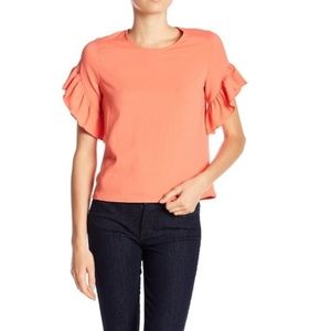 S & D Ruffle Sleeve Blouse